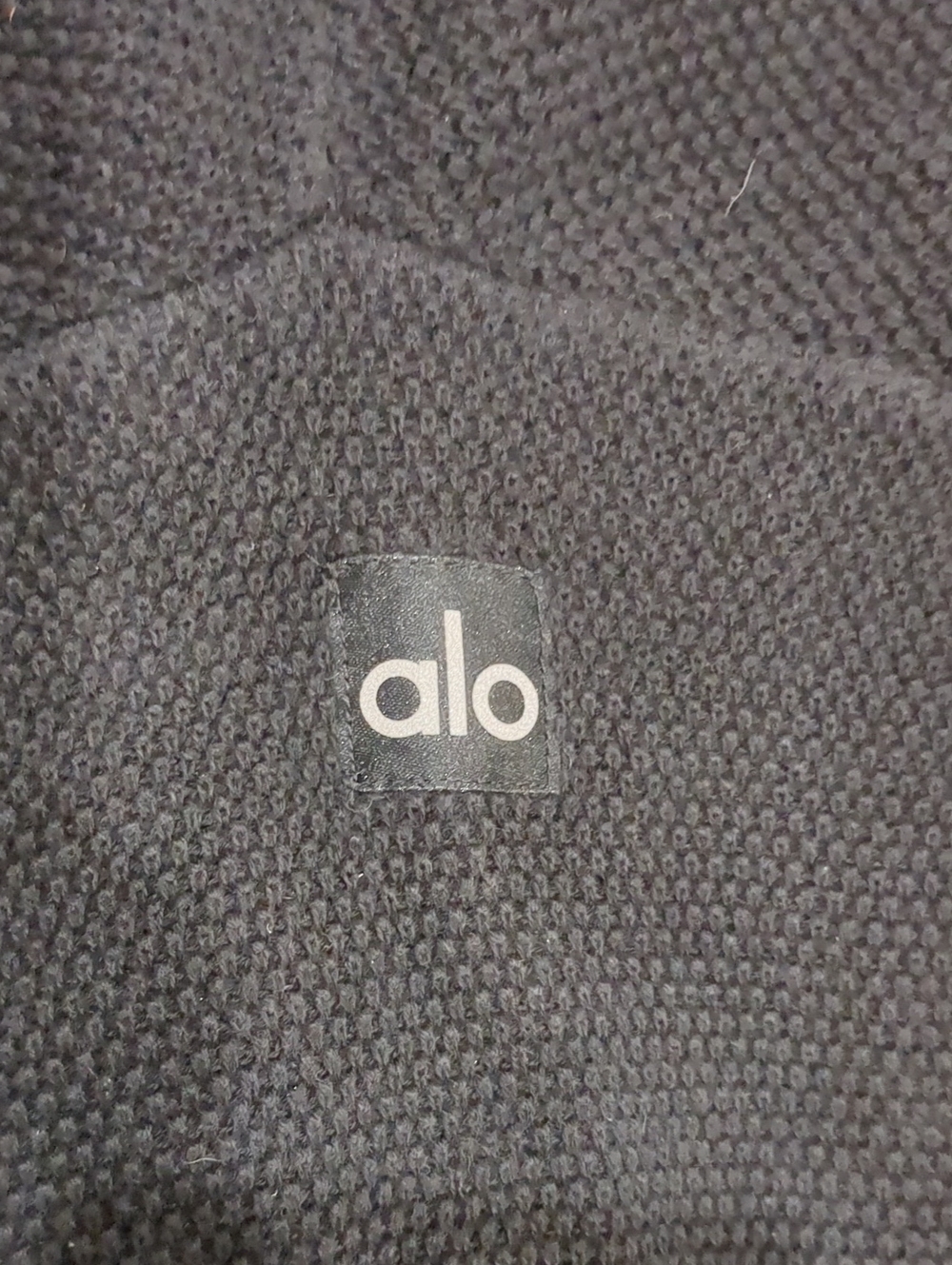 Alo Tennis Sweater Cardigan Black And Ivory Medium - Picture 8 of 9